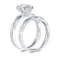 OXTAO 7x9mm 2.0 Carat  Oval Cut Moissanite Engagement Ring Set 925 Sterling Sliver Wedding Promise Bands Jewelry for Women